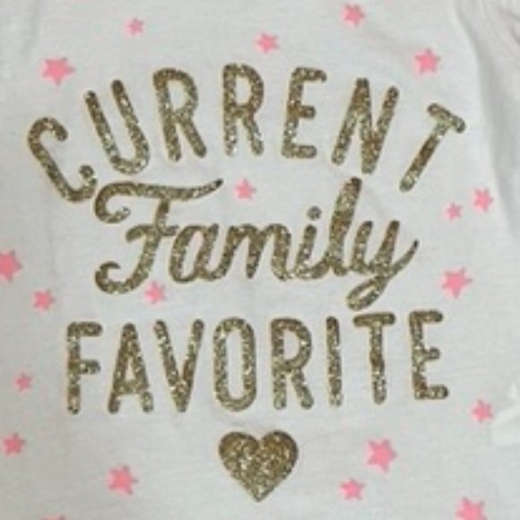 Girls Family Favorite Sparkle Long Sleeve Tee - Picture 2 of 2